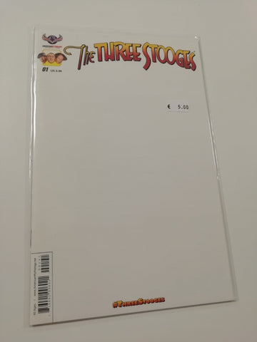 Three Stooges the Boys are Back #1 NM Blank Variant Cover