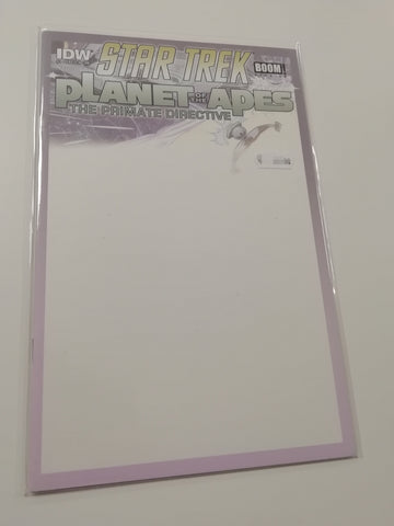 Star Trek/Planet of the Apes Primate Directive #1 NM Blank Variant Cover