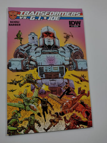 Transformers vs GI Joe #1 NM Subscription Variant