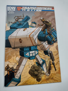 Transformers vs GI Joe #4 NM Subscription Variant