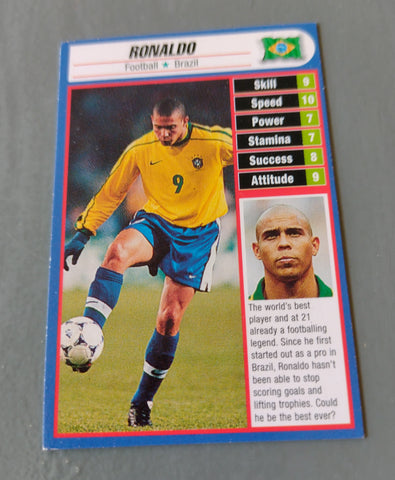 1997 Ronaldo Sported Rookie Card