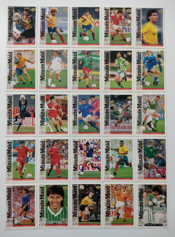 1994 Upper Deck World Cup USA 94 Minute Maid Trading Card Promotional Set