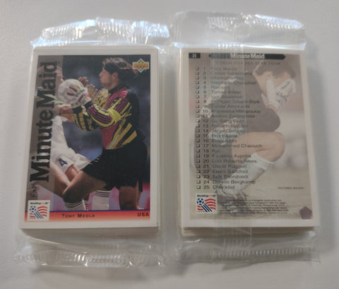 1994 Upper Deck World Cup USA 94 Minute Maid Trading Card Promotional Set