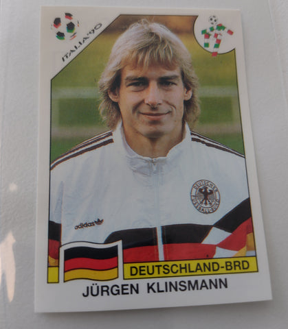 Panini World Cup Story Sonric's #210 Jurgen Klinsmann Sticker