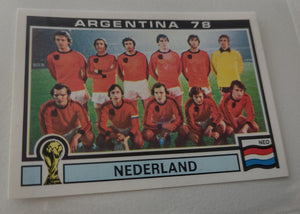 Panini World Cup Story Sonric's #118 Nederland Team Sticker