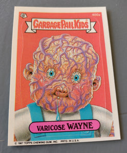 Garbage Pail Kids Original Series 10 #400a - Varicose Wayne Sticker