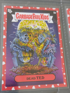 Garbage Pail Kids 2020 Mr. and Mrs. #5a - Dead Ted Red Parallel Trading Card