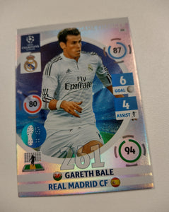 2014-2015 Panini Adrenalyn Champions League Gareth Bale #331 Game Changer Trading Card