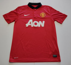 2013-14 Manchester United Nike Football Jersey L