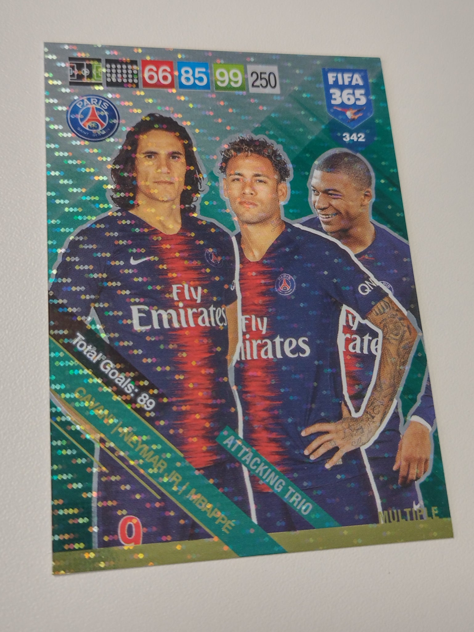 2019 Panini Adrenalyn FIFA 365 Attacking Trio #342 Trading Card