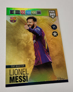 2019 Panini Adrenalyn FIFA 365 Lionel Messi Top Master #6 Trading Card