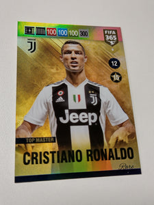 2019 Panini Adrenalyn FIFA 365 Cristiano Ronaldo Top Master #9 Trading Card