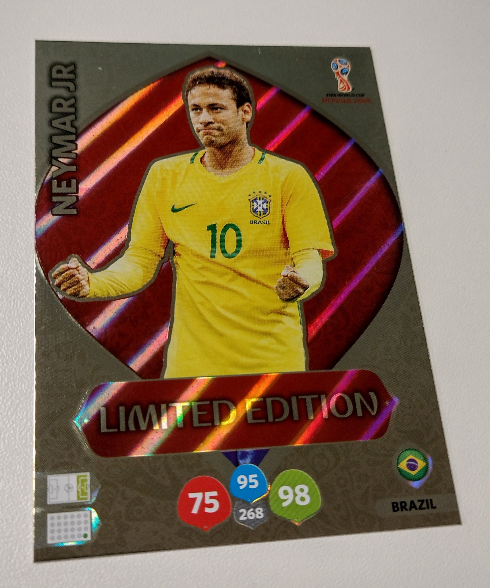 Panini Adrenalyn World Cup Russia 2018 Neymar Jr. Limited Edition Trad – Rotterdam Comics