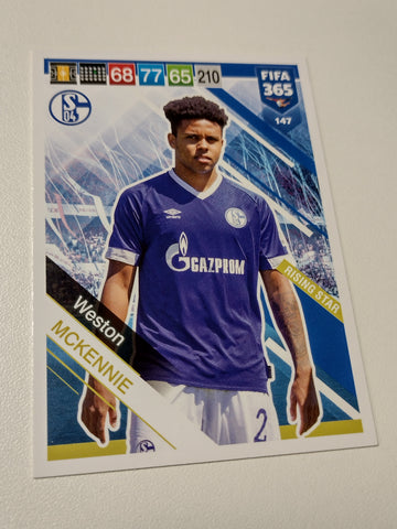 2018-2019 Panini FIFA 365 Weston McKennie #147 Rookie Card