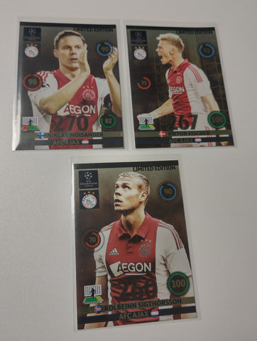 2014-2015 Panini Adrenalyn Champions League AFC Ajax Limited Edition Trading Card Set