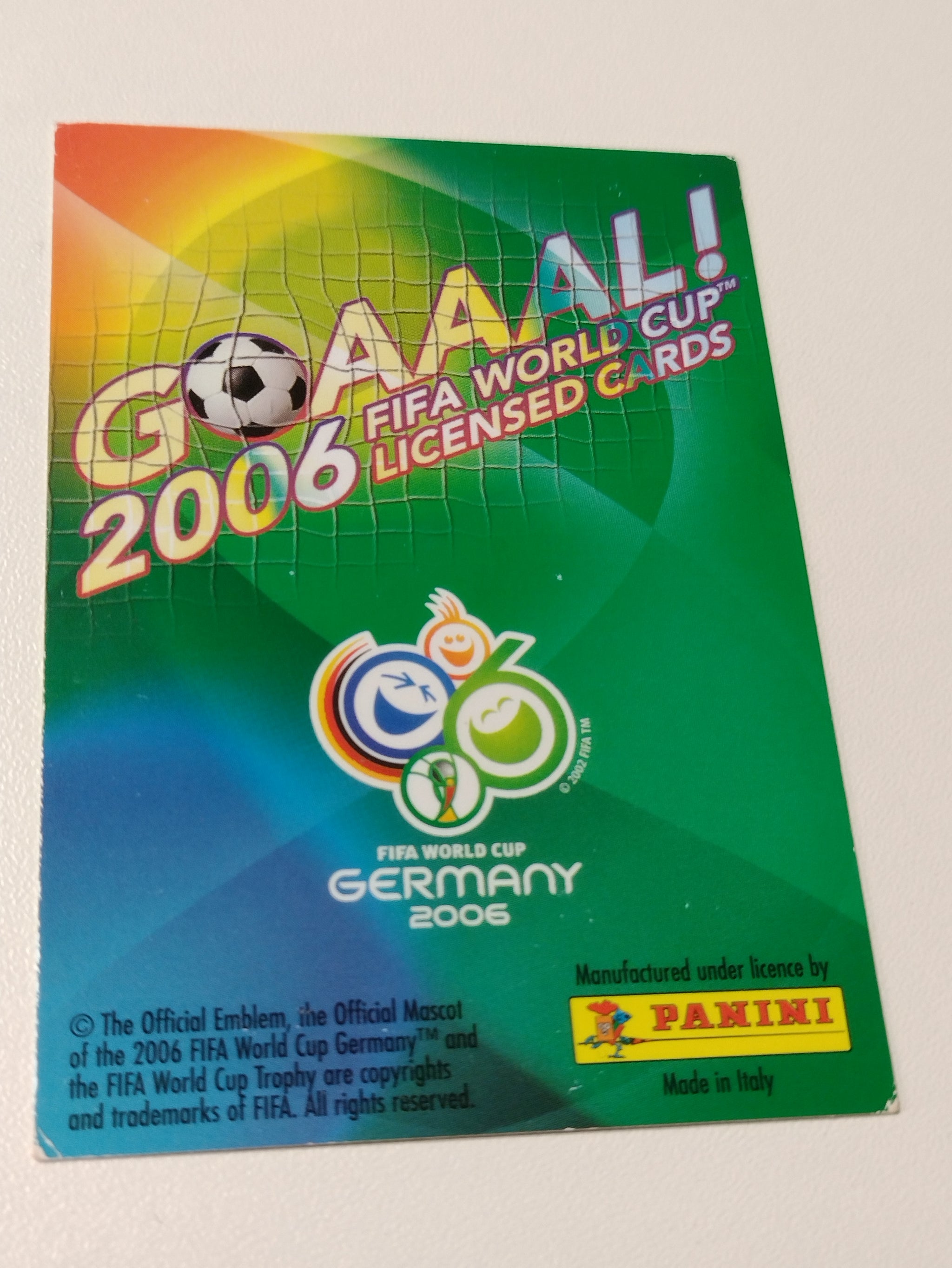 CARD CARTE PANINI GOAAAL WORLD CUP WC GERMANY 2006 RONALDINHO BRASIL # 109 STAR CARD CARTE PANINI GOAAAL WORLD CUP WC GERMANY 2006 RONALDINHO BRASIL # 109 STAR