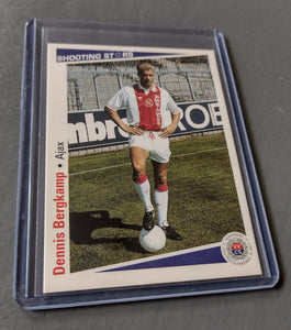 1991-92 Shooting Stars Dennis Bergkamp #13 Rookie Card