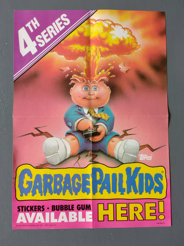 Garbage Pail Kids Original Series 4 (Adam Bomb) Box Promo Poster