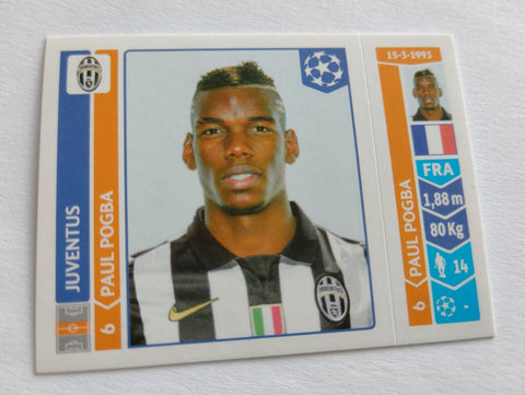 2014-2015  UEFA Champions League Paul Pogba #62 Sticker