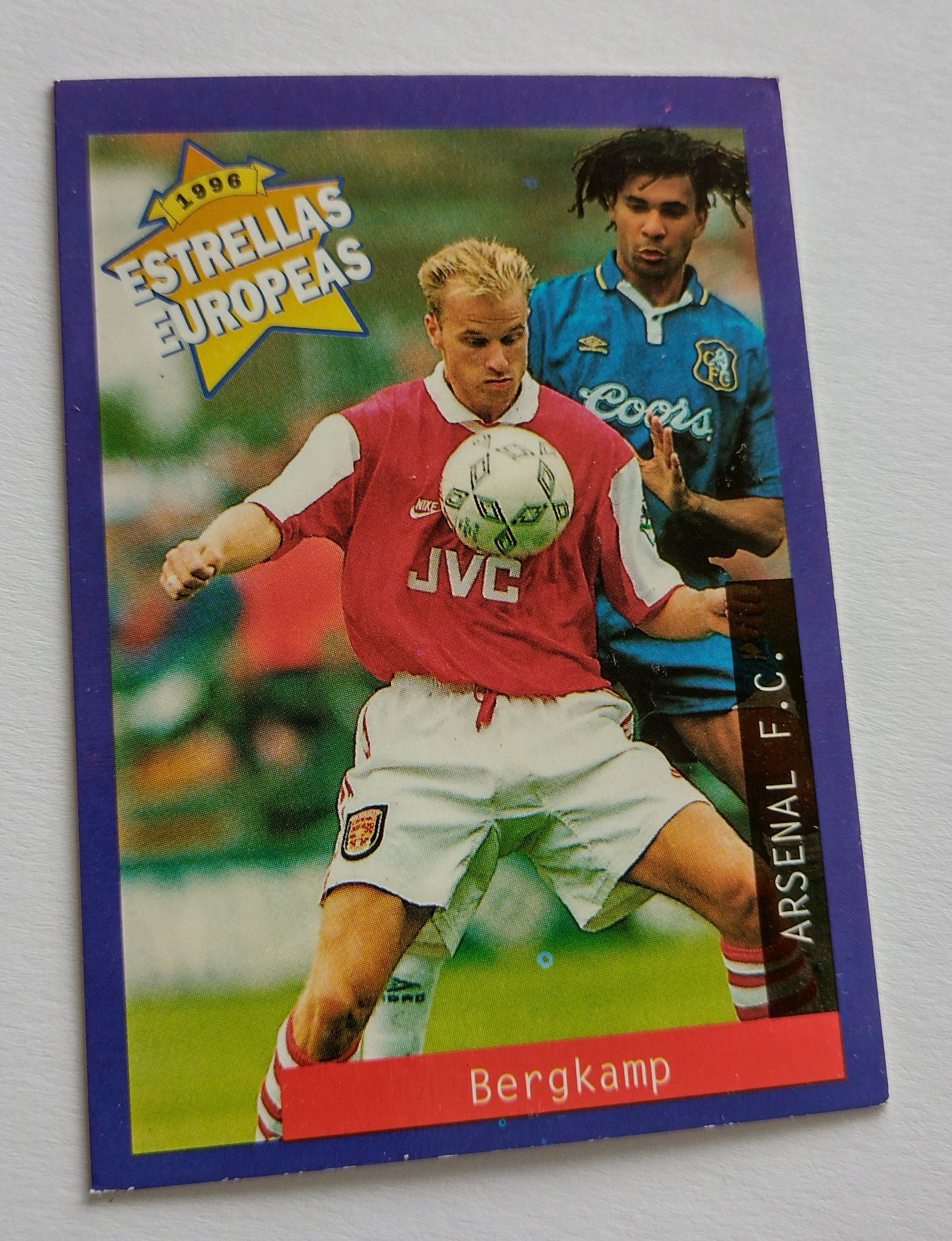 1996 Panini Estrellas Europeas Dennis Bergkamp #59 Trading Card