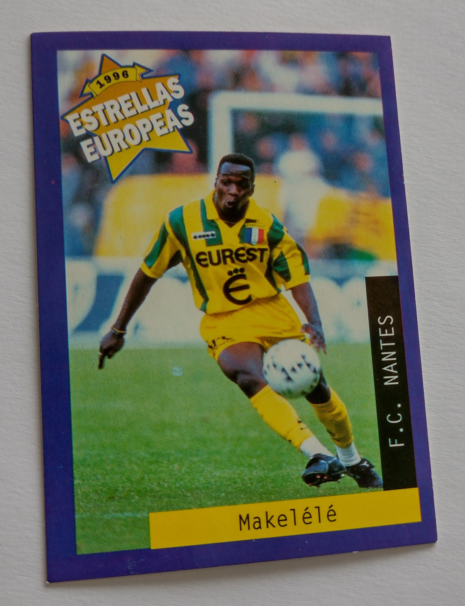 1996 Panini Estrellas Europeas Claude Makelele #30 Trading Card
