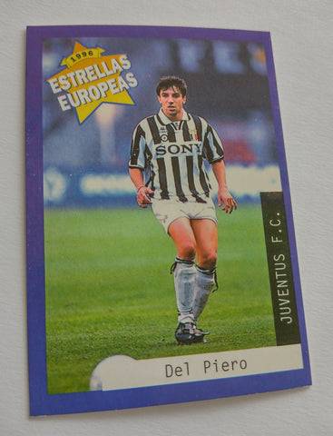 1996 Panini Estrellas Europeas Alessandro Del Piero #22 Trading Card