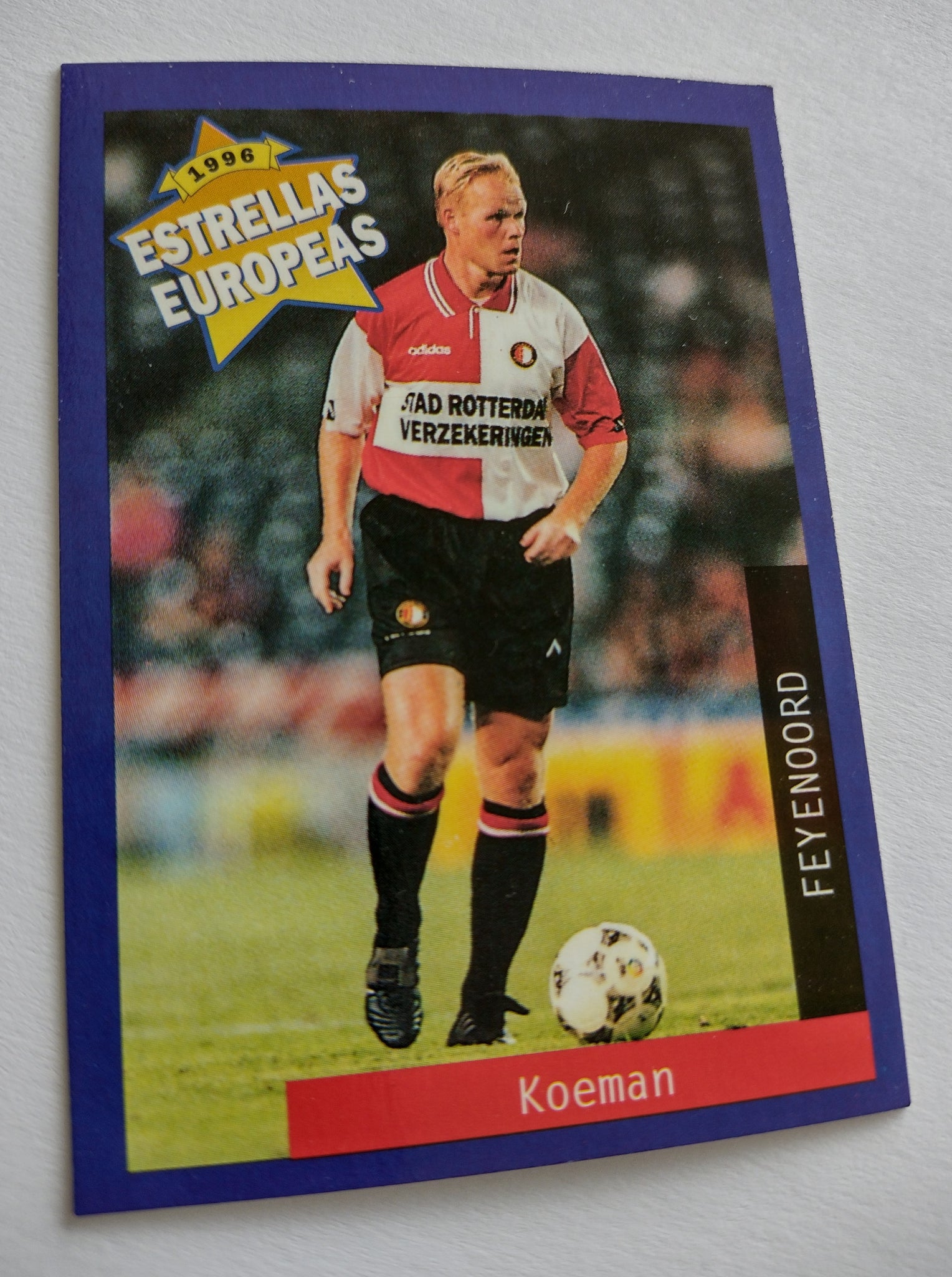 1996 Panini Estrellas Europeas Ronald Koeman #79 Trading Card