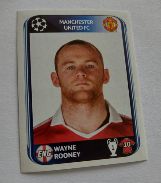 2010-2011 UEFA Champions League Wayne Rooney #157 Sticker