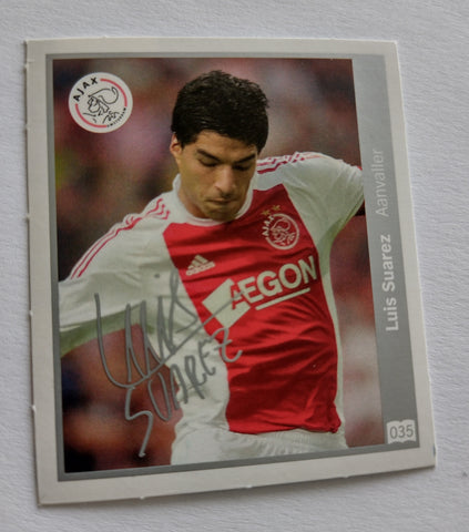 2010-2011 Eredivisie Luis Suarez #35 Sticker (AH)