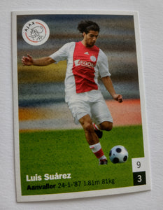 2008-2009 Eredivisie Luis Suarez #28 Sticker (AH)