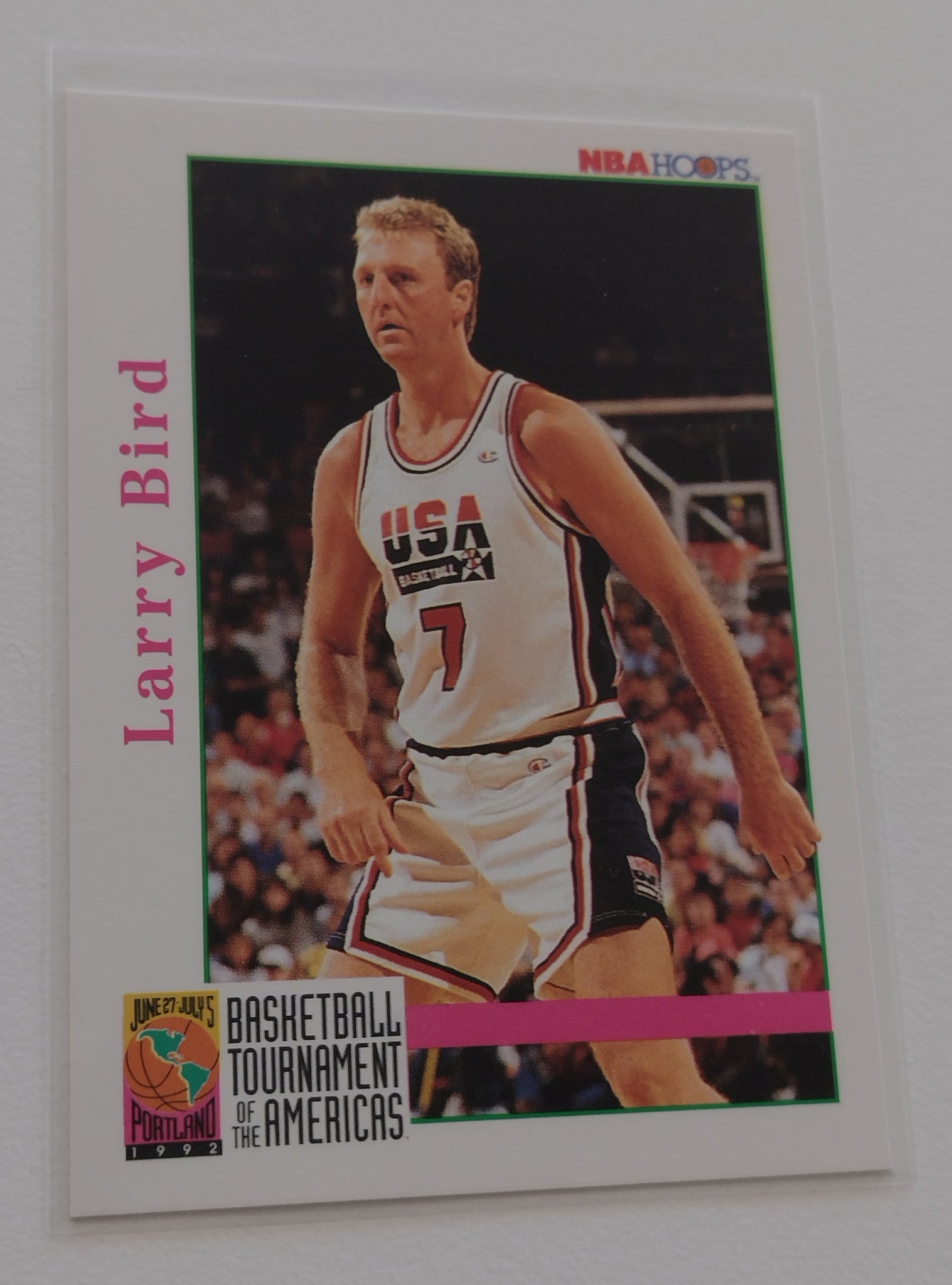 1992-93 NBA Hoops Larry Bird #337 Trading Card