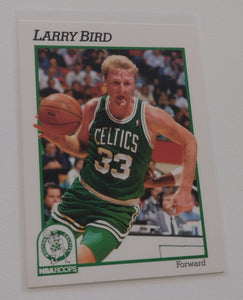 1991-92 NBA Hoops Larry Bird #9 Trading Card