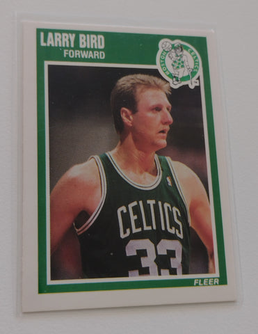 1989-90 Fleer Basketball Larry Bird #8 Trading Card
