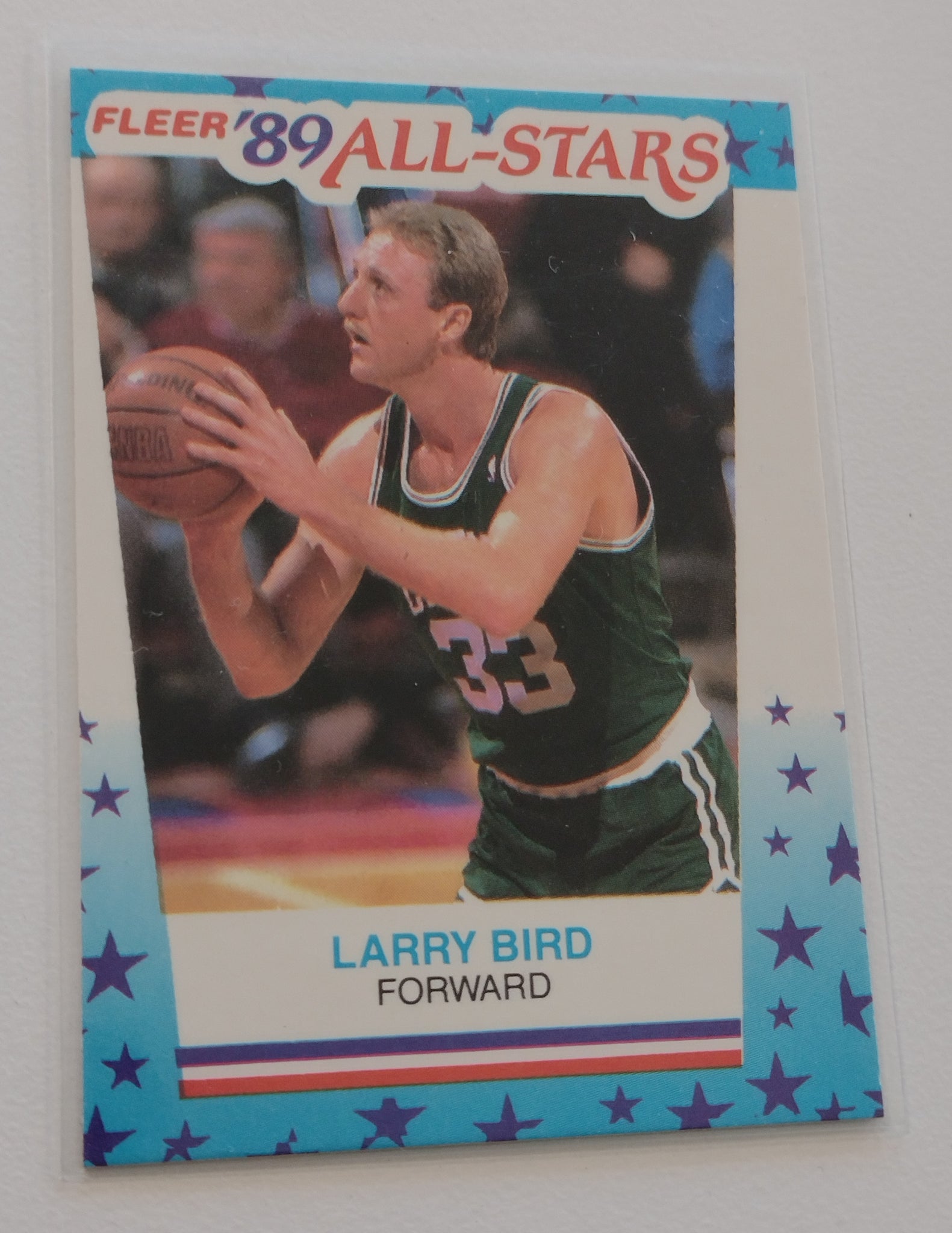 1989-90 Fleer All-Stars Larry Bird #10 Trading Card Sticker