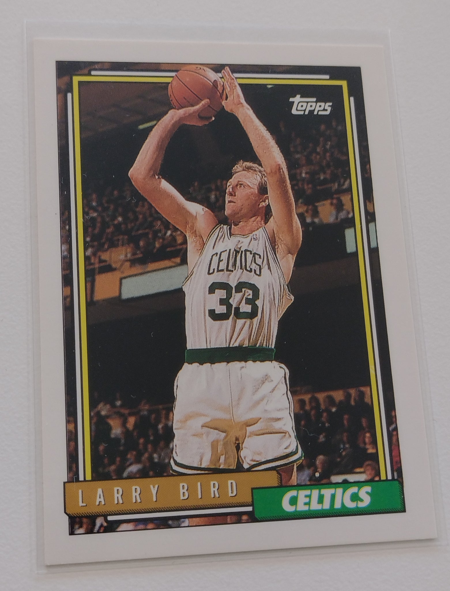 1992-93 Topps Larry Bird #1 Trading Card