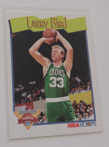 1991-92 NBA Hoops Larry Bird #314 Trading Card