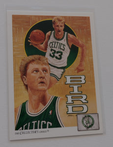 1991-92 Upper Deck Boston Celtics Checklist Larry Bird #77 Trading Card