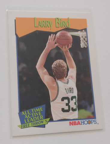 1991-92 NBA Hoops Larry Bird #532 Trading Card