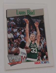 1991-92 NBA Hoops Larry Bird #451 Trading Card