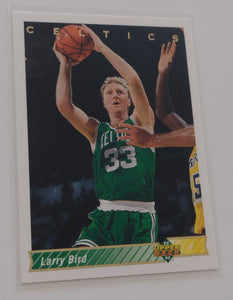 1992-93 Upper Deck Basketball Larry Bird #33a Trading Card