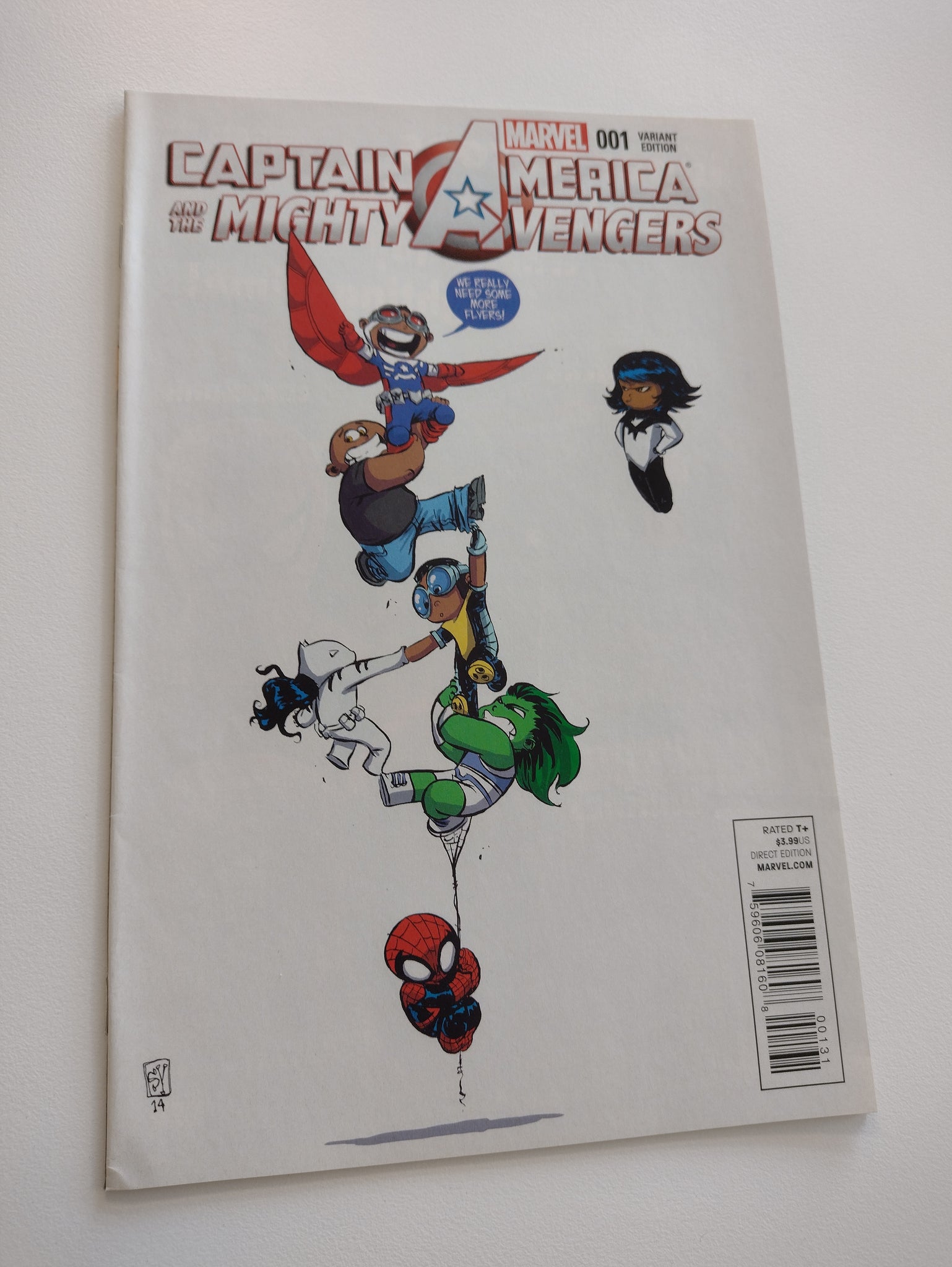Captain America Mighty Avengers #1 NM- Skottie Young Variant