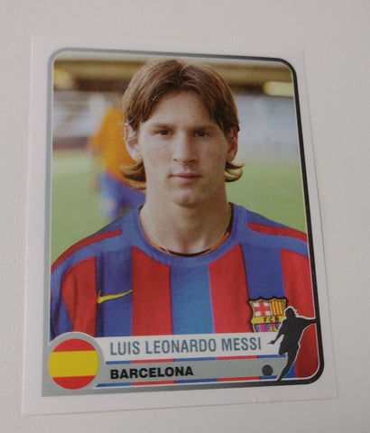 Panini Champions of Europe 1955-2005 Lionel Messi #74 Rookie Sticker