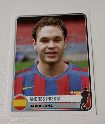Panini Champions of Europe 1955-2005 Andres Iniesta #72 Sticker
