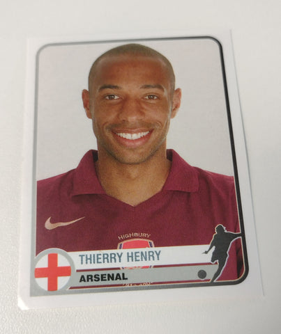 Panini Champions of Europe 1955-2005 Thierry Henry #57 Sticker