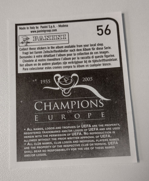 Panini Champions of Europe 1955-2005 Dennis Bergkamp #56 Sticker