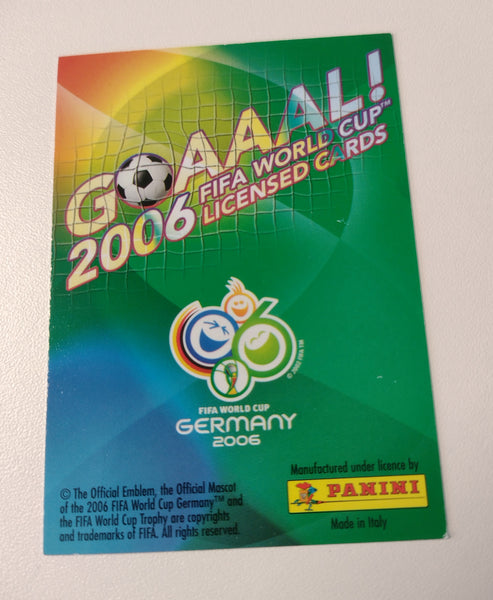 Panini Goaaal! 2006 FIFA World Cup #140 Cristiano Ronaldo Rookie Trading Card