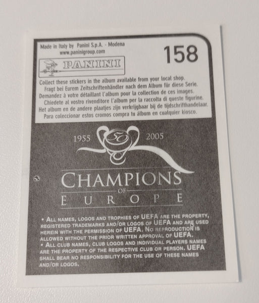 Panini Champions of Europe 1955-2005 Adriano #158 Sticker