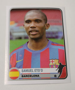 Panini Champions of Europe 1955-2005 Samuel Eto'o #75 Sticker