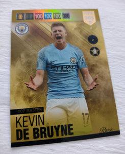 2019 Panini Adrenalyn FIFA 365 Kevin de Bruyne Top Master #4 Trading Card