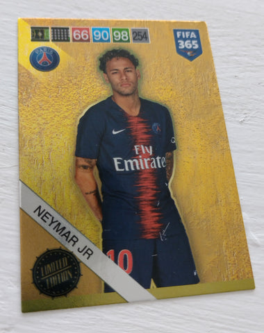 2018 Panini Adrenalyn FIFA 365 Neymar Jr. Limited Edition Trading Card